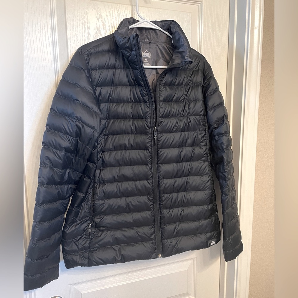 REI Co-op down jacket womens xl black